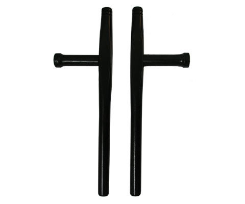 Tonfa Okinawa, schwarz, Holz Tonfa Okinawa, schwarz, Holz