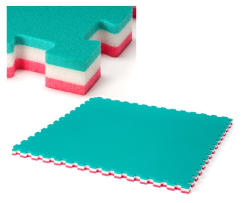 ProGame Tatami, Multisport Performance, 100x100x4cm, revers. red/green