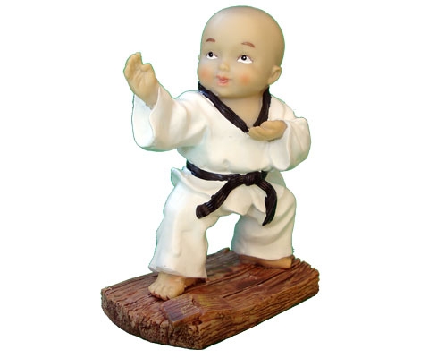 Karate Figur, Kokutsu, 9 x 6 x 12 cm