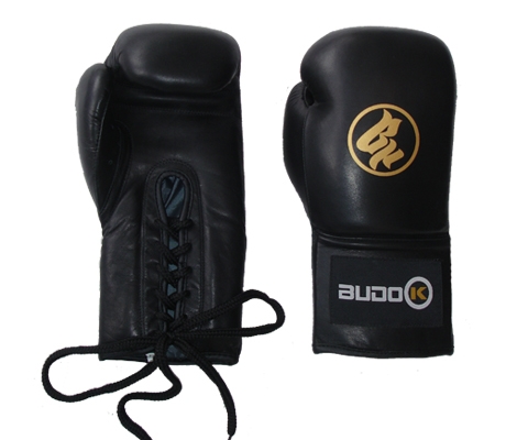 Boxhandschuh mit Schnürung, BK Champ, black