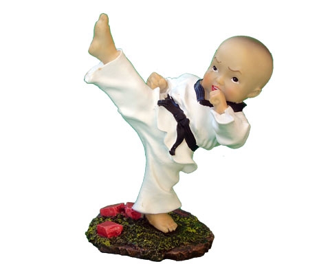 Karate Figur, Mae-Geri, 10 x 7 x 12 cm