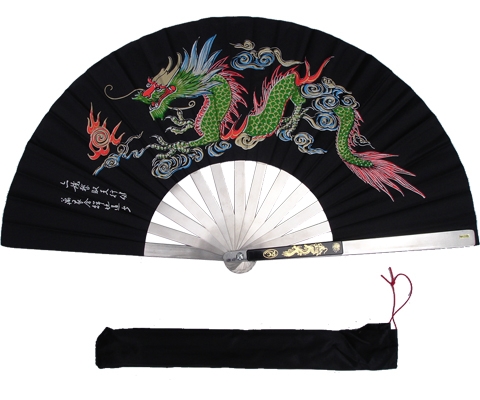 Fächer, Stahl, schwarz