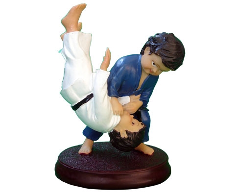 Judo Figur, 9 x 11.5 x 14 cm