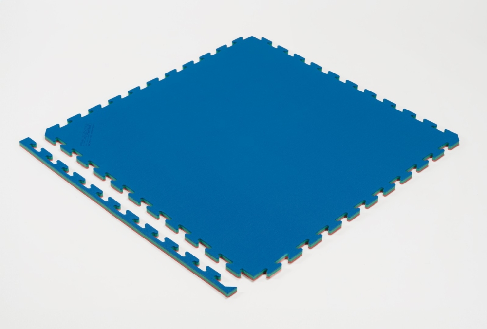 ProGame Tatami, GREEN WKF APPROVED 100x100x2cm red/blue