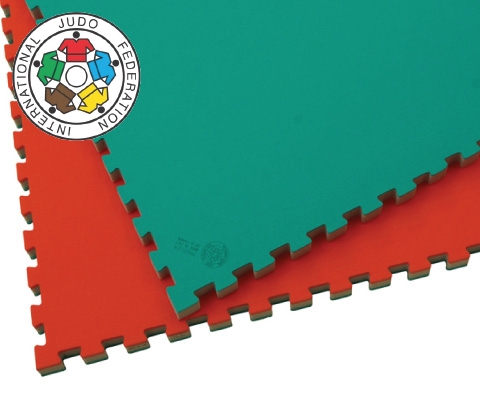 ProGame Tatami, Multisport Induction, IJF appr., 100x100x4cm, revers. red/green