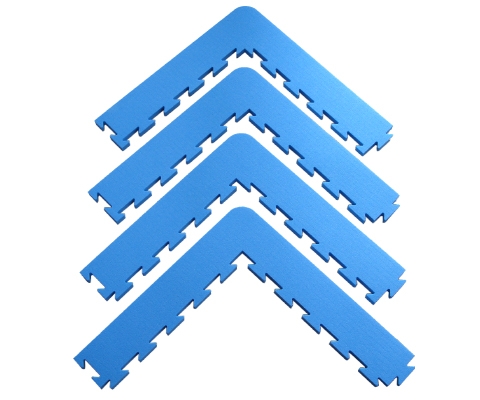 ProGame Corner-Kit for Multisport Basic, blue, 22mm,  4pcs