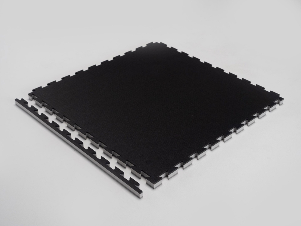 ProGame Tatami, Gym, 1m2 x 3.5cm - Black-Red